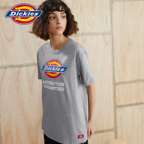 Dickies短袖T恤男25春夏新款纯棉潮舒适背部印花大logo上衣女 - 图2