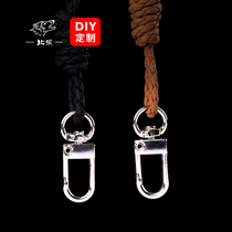 North Wolf Whistle Special Woven Hanging Rope Whistle retro anti-slip long rope handmade with sturdy and durable neck rope 012