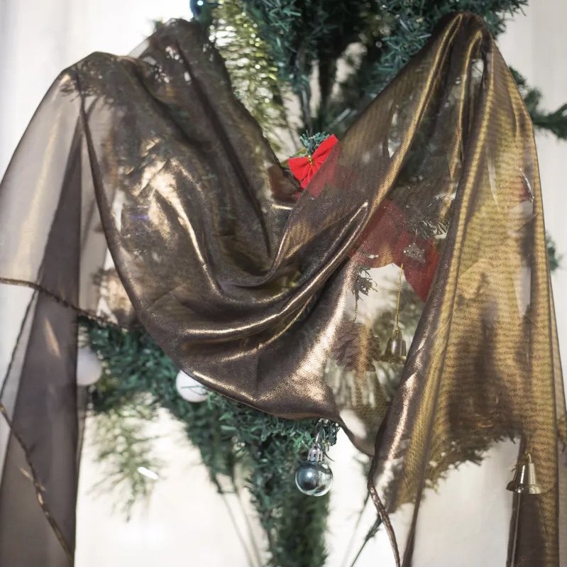 【福利款】烫金流光锦丝雪纺纯色印花汉服披帛女飘带古风百搭配饰,淘宝优惠券,粉丝福利购,淘宝优惠卷