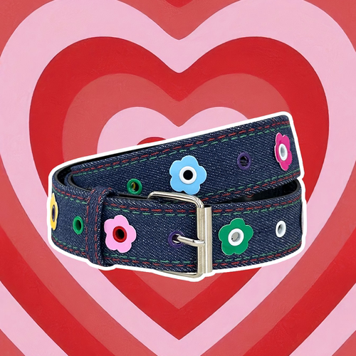 多巴胺y2k配饰腰带女甜酷辣妹风百搭夏季穿搭美式配裙ins格纹皮带 - 图1