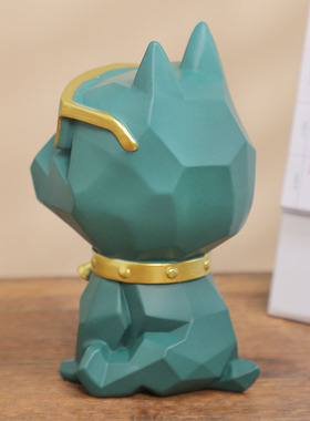 北欧卡通酷狗桌面家用摆件高级感