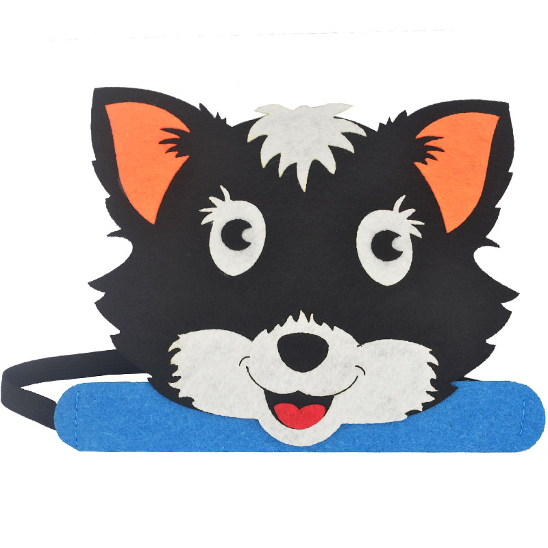 卡通动物头饰熊猫小羊猫松鼠袋鼠蚂蚁毛驴骆驼儿童表演道具幼儿园 - 图2