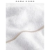 Zara Home Màu be cotton thêu mặt khăn tắm vàng viền khăn tắm 41849013710 - Khăn tắm / áo choàng tắm Khăn tắm / áo choàng tắm