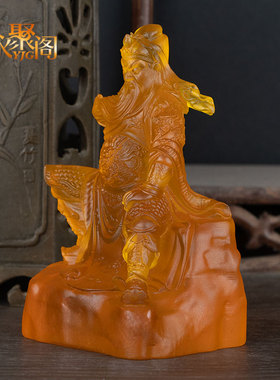 关公汽车摆件武财神关二爷车载