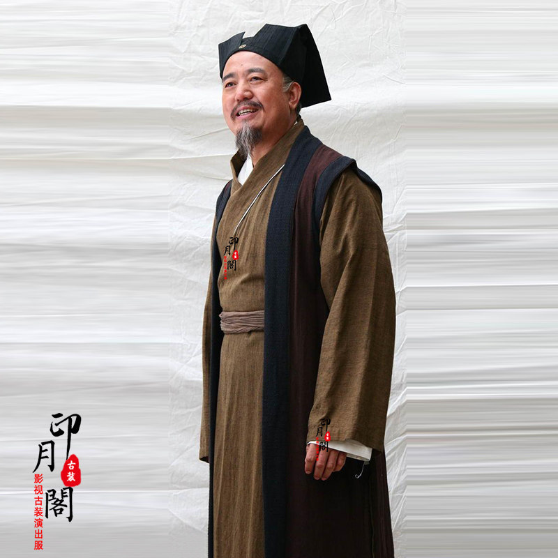 影视装唐朝宋朝明朝男士汉服商人员外管家老爷杂役群演老百姓古装