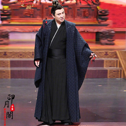 影视装庆余年五竹陈萍萍同款古装男士侠客服黑衣人剑客服蒙面侠客 - 图0