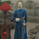 Qing Dynasty male minister Beile wears mandarin jacket