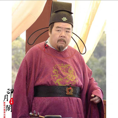 影视古装狄仁杰元芳同款古装唐朝男士古装官员服大臣服圆领王爷服 - 图0