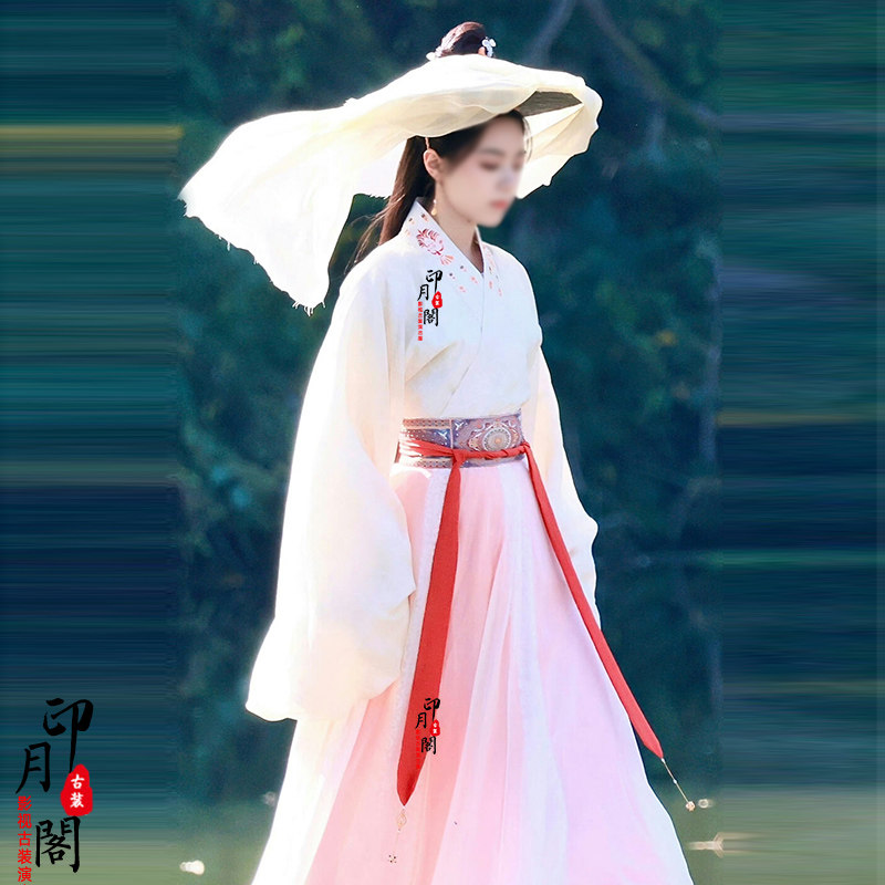 影视装墨雨同款唐朝宋朝女士襦裙飘逸仙女汉服舞蹈服妃子公主古装