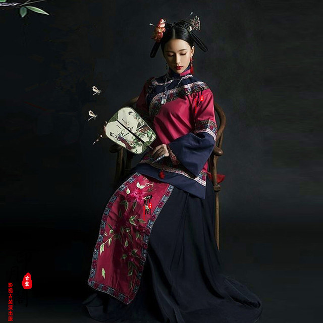 Film and television Qing Dynasty ladies' mistresses and Republic of China costumes