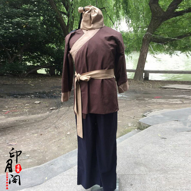 Shop waiter, cotton and linen, ordinary people's Hanfu, film and television costumes