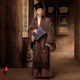 Men's ancient clothing from the Song Dynasty and Ming Dynasty, the same style as Wang Yangming's classic book