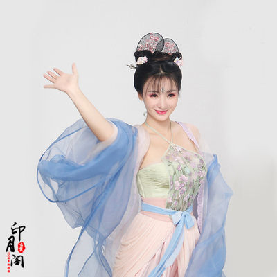 影视古装回到明朝当王爷服装性感仙女古装演出服唐朝小姐绣花服装 虎窝淘