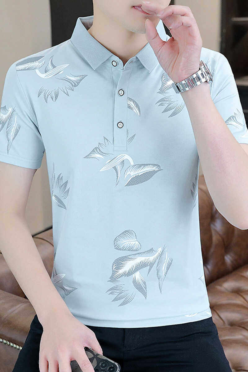 翻领T恤夏季新款休闲印花纯棉短袖polo衫时尚潮流夏天衣服短袖,淘宝优惠券,粉丝福利购,淘宝优惠卷