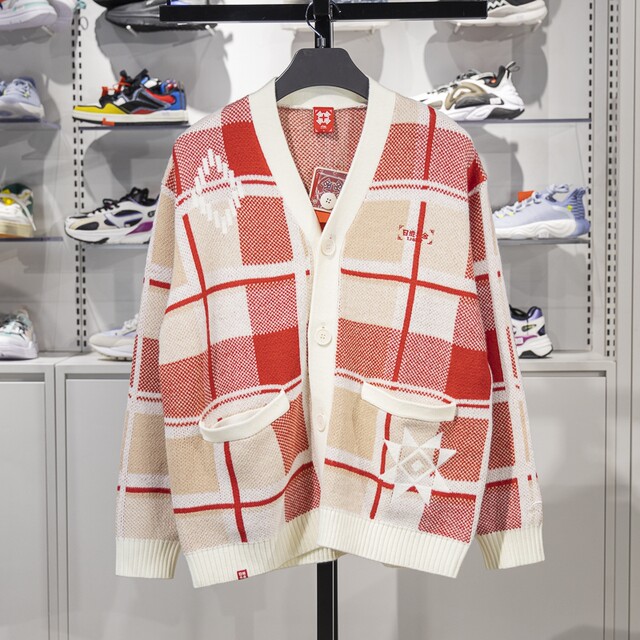 Li Ning sweater cardigan ອົບອຸ່ນແລະສະດວກສະບາຍ