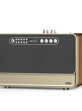 陶瓷收音机储钱罐书房音箱装饰品