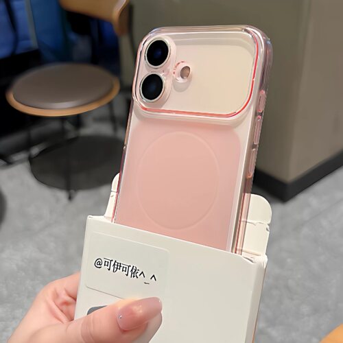 简约超薄磨砂大视窗秒变17适用iphone17Promax手机壳17Air苹果16pro硅胶15pro高级感14plus透明13防摔12好看 - 图2