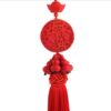 Car cinnabar exquisite pendant double-sided pendant in car