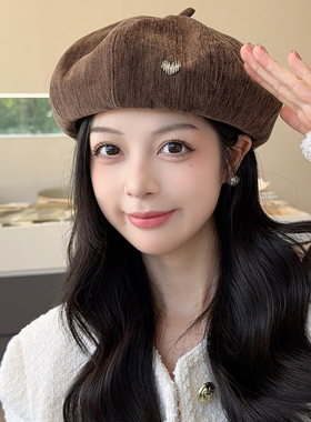 灵允贝雷帽逛街休闲女秋厂家直销