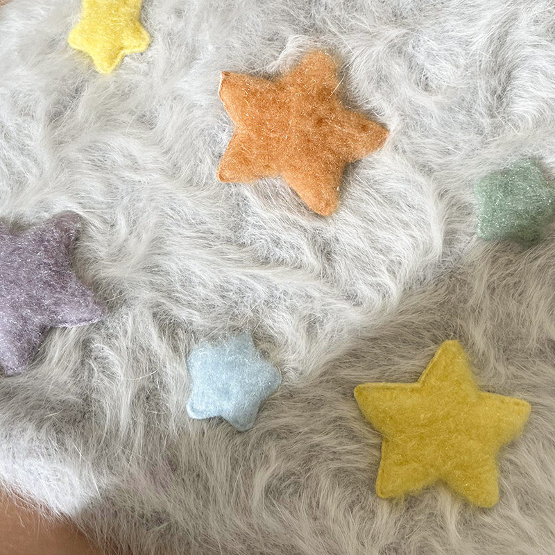 日系甜美星星兔毛渔夫帽子女秋冬季毛绒绒百搭素颜遮脸显脸小盆帽,淘宝优惠券,粉丝福利购,淘宝优惠卷