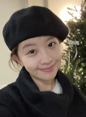 灵允贝雷帽出游休闲女冬厂家直销