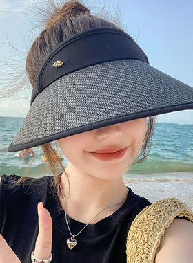 空顶帽休闲女春夏季大檐厂家直销