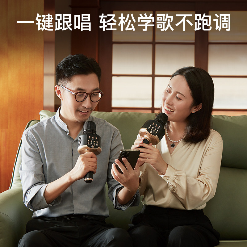唱吧小巨蛋d10音响一体无线麦克风 唱吧影音麦克风/话筒