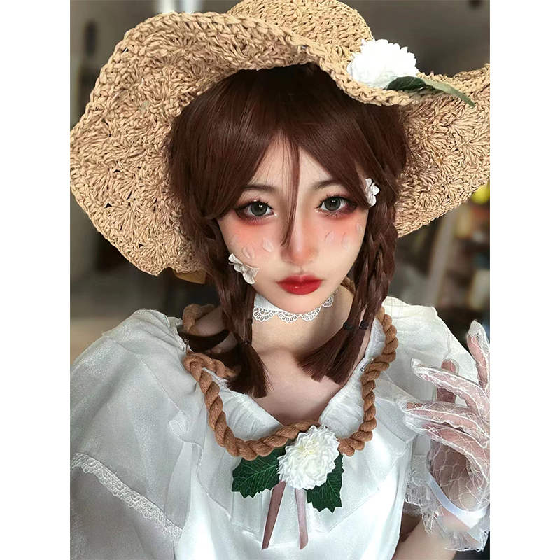 第五人格COS服园丁等风来cosplay女装连衣裙假发帽子花篮全套装-图2