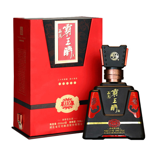 石花霸王醉商务版君享20年窖藏原浆70度500ml高度清香型白酒正品 - 图0