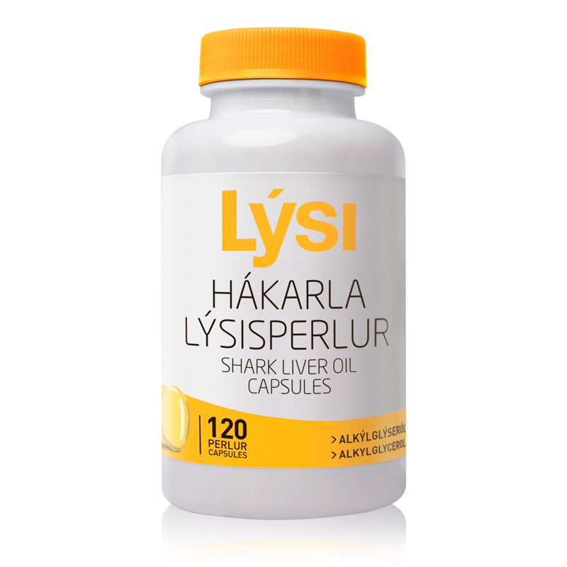 LYSI官方海外旗舰店Lysi冰岛进口深海鲨鱼肝油软胶囊青少年成人增强提高免疫力角烯鲨3