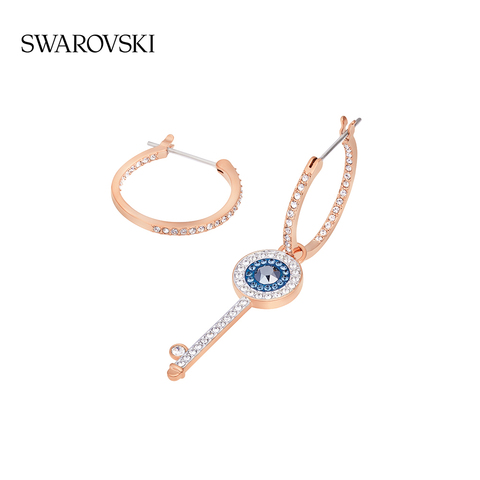 【618狂欢】施华洛世奇恶魔之眼SWAROVSKI SYMBOL不对称造型耳环