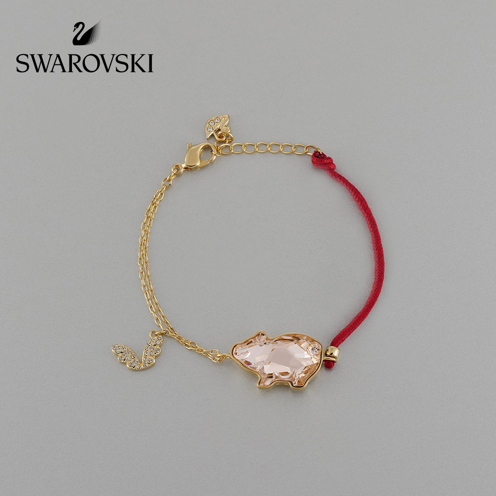 女手链饰品 幸运吉祥 可爱迷人 金色小猪 PETS 施华洛世奇 新品 女手链饰品 幸运吉祥 可爱迷人 金色小猪 PETS 施华洛世奇 新品