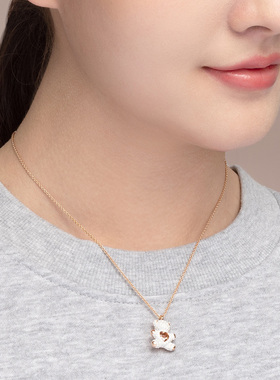 施华洛世奇Teddy璀璨泰迪熊跳动的心项链吊坠送礼物