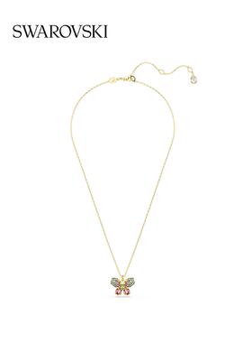 【明星同款】施华洛世奇Idyllia蝴蝶项链吊坠毛衣链送礼物