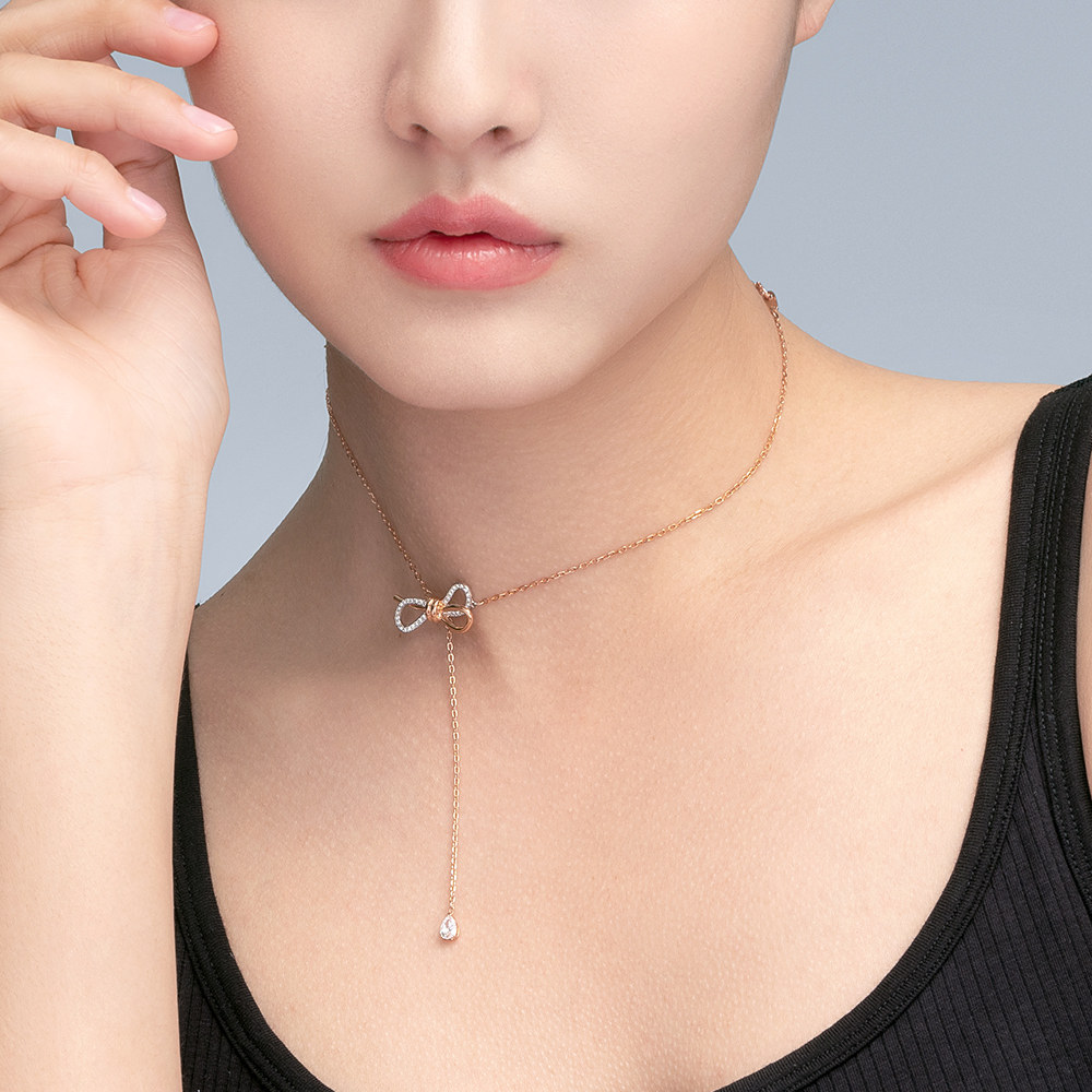 施华洛世奇lifelong bow 施华洛世奇项链