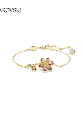 【新年礼物】施华洛世奇Idyllia花朵项链锁骨链吊坠配饰高级