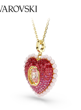 【春季新品】施华洛世奇Idyllia爱心项链配饰饰品高级仿珍珠送礼