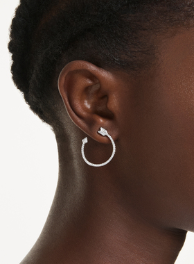 【新品】施华洛世奇丘比特之箭手镯耳环胸针配饰高级送礼物