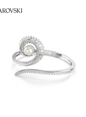 【明星同款】施华洛世奇Capsule音符手镯仿珍珠送礼物