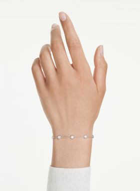 【佘诗曼同款】施华洛世奇Octagon培育钻石水滴形耳环925银送礼物