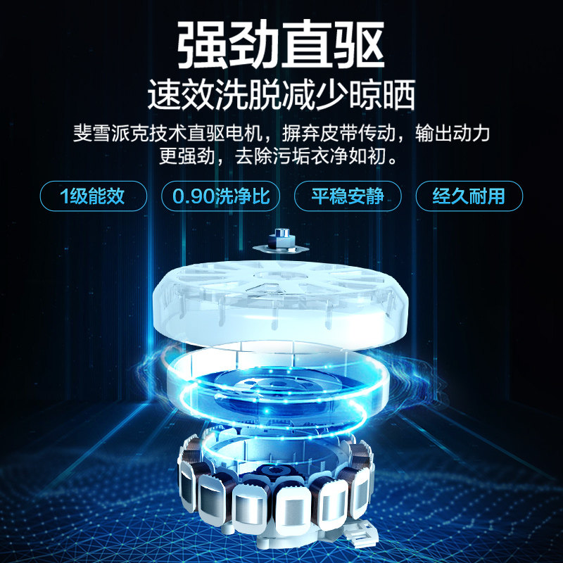 海尔官方10公斤全自动家用洗衣机 海尔洗衣机洗衣机