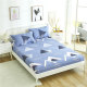 Pure cotton single piece fitted sheet mattress protector bed cover bed cover
