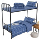 Dormitory bed pure cotton six-piece quilt set complete set