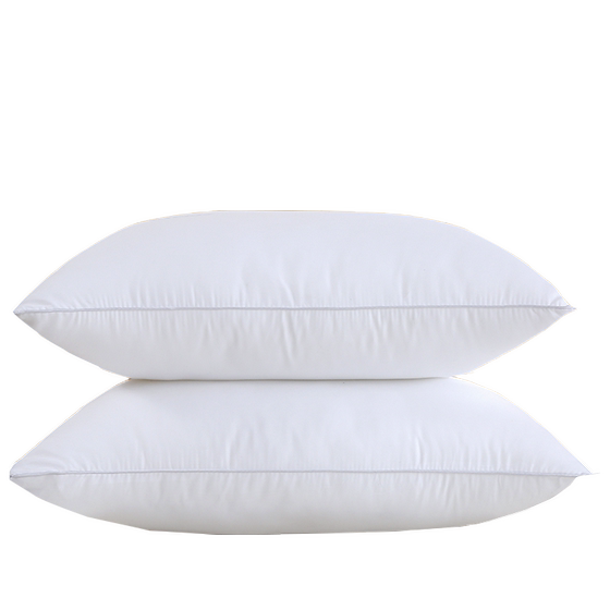 Pair of 100% cotton single cervical pillow for sleeping