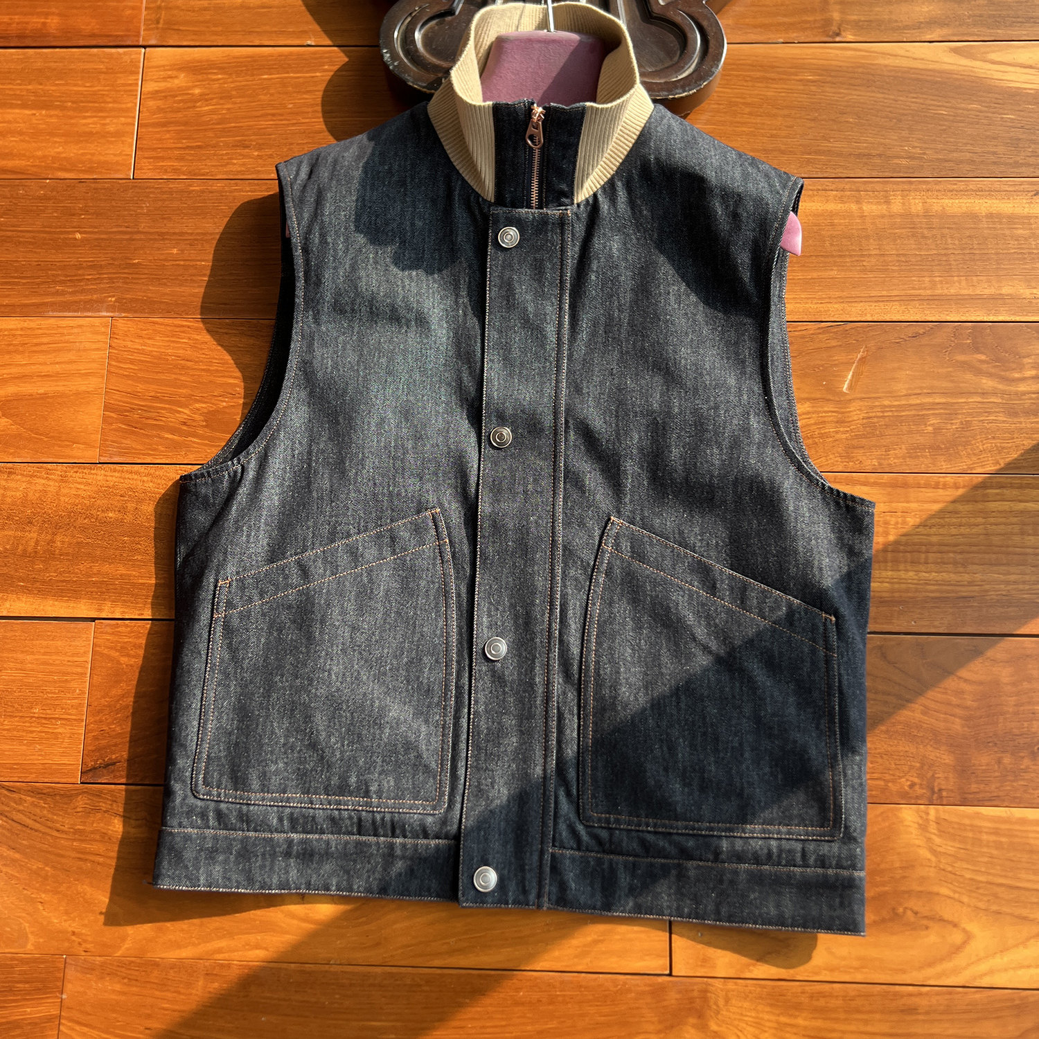 必收！！酷毙了！巨轻薄温暖，90白鹅绒！潮搭神器立领牛仔马甲男,淘宝优惠券,粉丝福利购,淘宝优惠卷