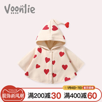 Fan Hunting Baby Cloak Autumn Winter Dress Newborn Female Baby Outside The Cape Windproof Held By Princess Children Shawl Warm