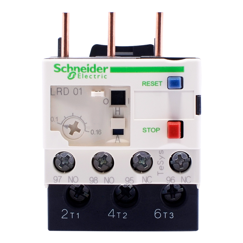 热过载继电器热三相保护接触器LRD05C08C16C21C06C07C可调继电器 - 图3