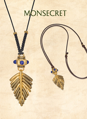 MONSECRET摇曳棕榈长项链秋冬
