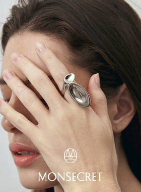 MONSECRET错位关节开口戒指