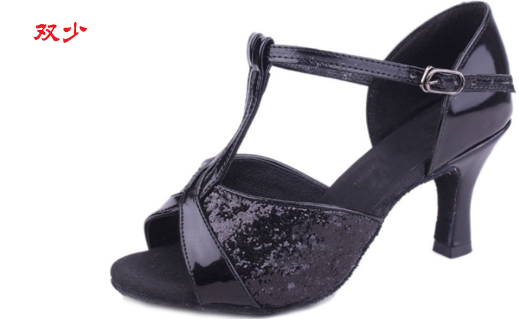成人儿童外贸款女士中高跟出口拉丁舞蹈鞋毛底室内包邮正PU幼男,淘宝优惠券,粉丝福利购,淘宝优惠卷